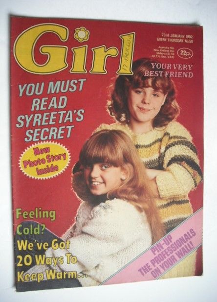 <!--1982-01-23-->Girl magazine - 23 January 1982