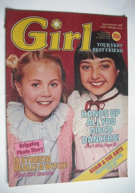 <!--1982-02-20-->Girl magazine - 20 February 1982