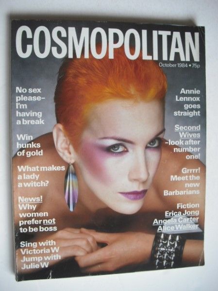 <!--1984-10-->Cosmopolitan magazine (October 1984 - Annie Lennox cover)