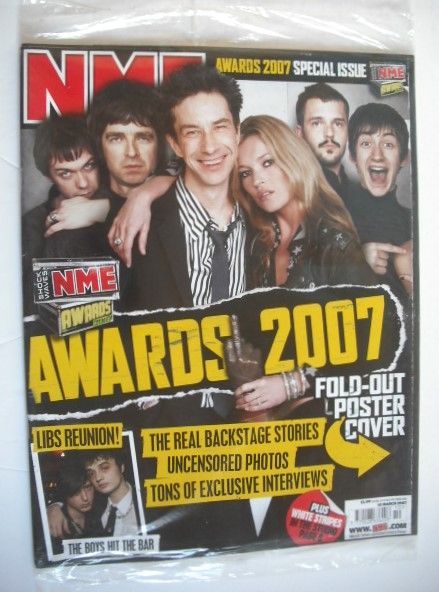 <!--2007-03-10-->NME magazine - NME Awards 2007 cover (10 March 2007)
