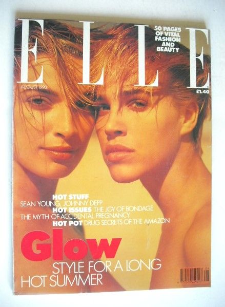 British Elle magazine - August 1990