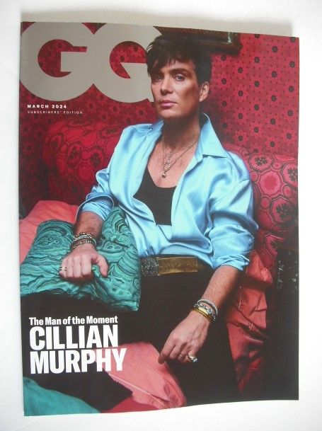 British GQ magazine - March 2024 - Cillian Murphy cover (Subscriber's Issue)