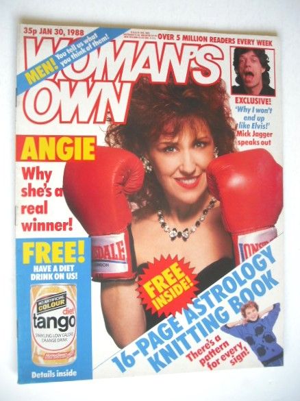 Woman's Own magazine - 30 January 1988 - Anita Dobson cover