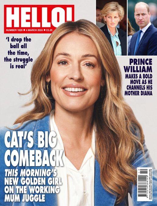 Hello! magazine - Cat Deeley cover (4 March 2024 - Issue 1829)