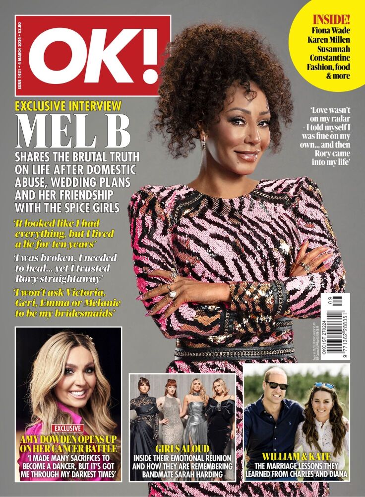 OK! magazine - Mel B cover (4 March 2024 - Issue 1431)