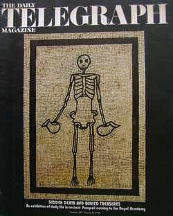 The Daily Telegraph magazine - Pompeii Exhibition cover (12 March 1976)