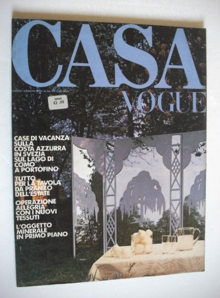 Casa Vogue magazine (July/August 1979)