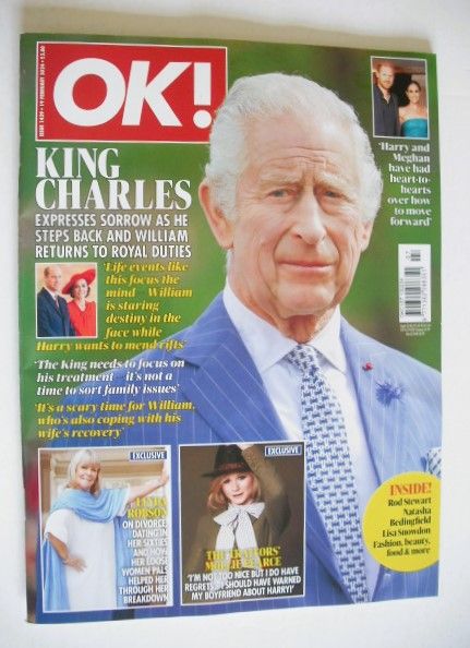 <!--2024-02-19-->OK! magazine - King Charles cover (19 February 2024 - Issu