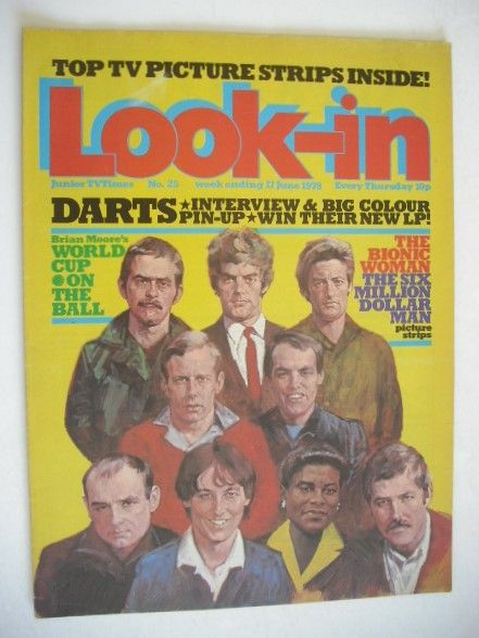 Look In magazine - Darts cover (17 June 1978)