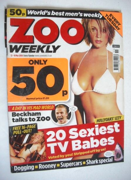 Zoo magazine - Elize du Toit cover (12-18 March 2004)