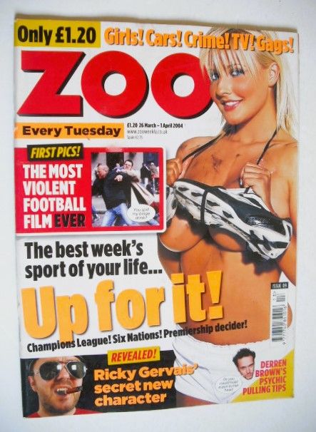 <!--2004-03-26-->Zoo magazine - Michelle Marsh cover (26 March - 1 April 20