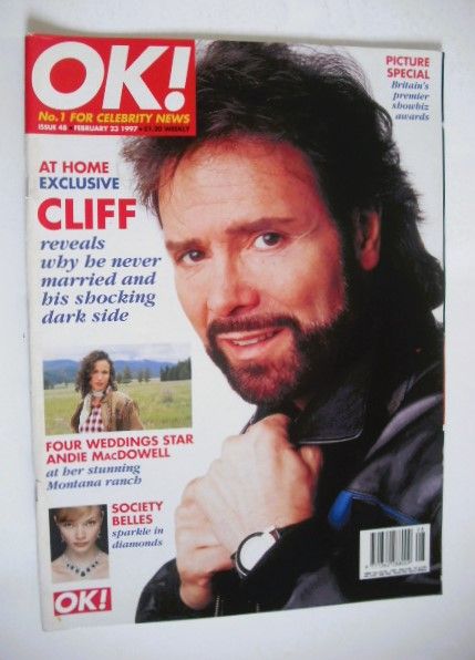 OK! magazine - Cliff Richard cover (23 February 1997 - Issue 48)