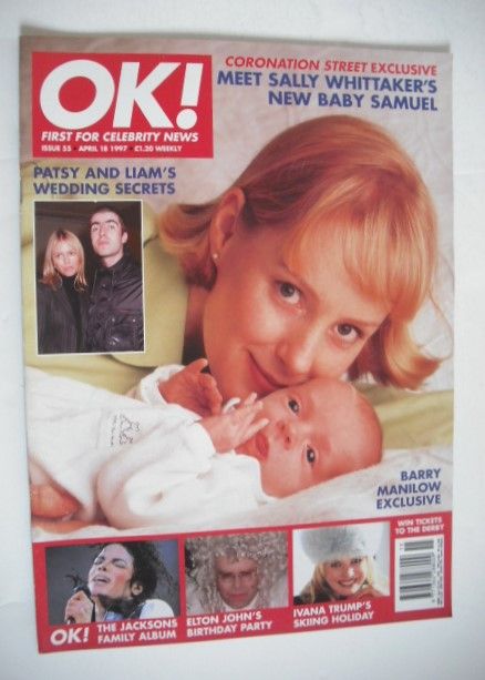 OK! magazine - Sally Whittaker cover (18 April 1997 - Issue 55)