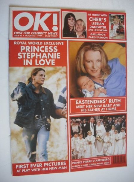 OK! magazine - Princess Stephanie cover (31 October 1997 - Issue 83)