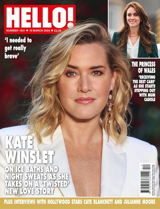 Hello! magazine - Kate Winslet cover (18 March 2024 - Issue 1831)