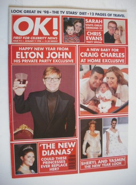 <!--1998-01-09-->OK! magazine (9 January 1998 - Issue 92)