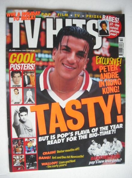 TV Hits magazine - October 1996 - Peter Andre cover