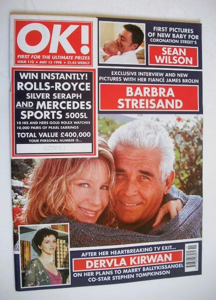 OK! magazine - Barbra Streisand cover (15 May 1998 - Issue 110)