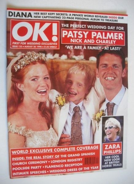 OK! magazine - Patsy Palmer wedding cover (28 August 1998 - Issue 125)