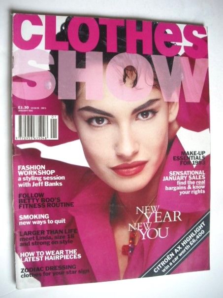 <!--1993-01-->Clothes Show magazine - January 1993