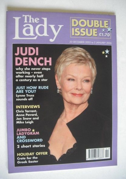 The Lady magazine (20 December 2005 - 2 January 2006 - Judi Dench cover)