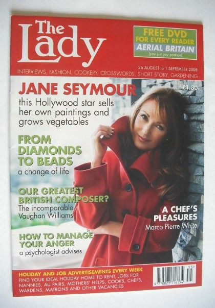The Lady magazine (26 August - 1 September 2008 - Jane Seymour cover)