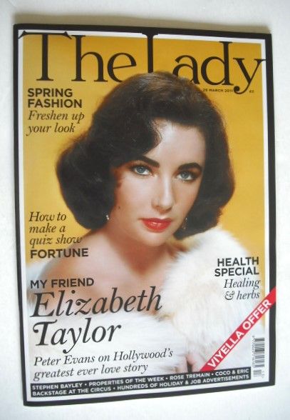 The Lady magazine (29 March 2011 - Elizabeth Taylor cover)