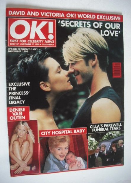 OK! magazine - David Beckham and Victoria Beckham (12 November 1999 - Issue 187)