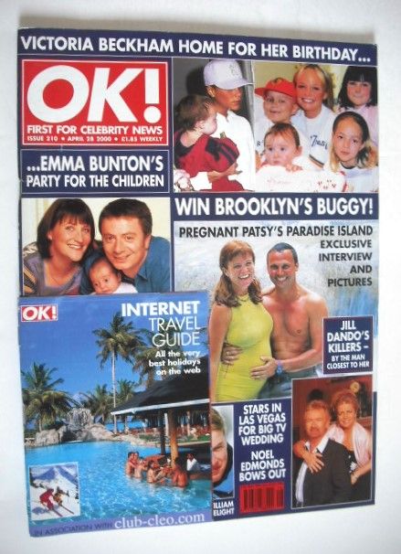 <!--2000-04-28-->OK! magazine (28 April 2000 - Issue 210)
