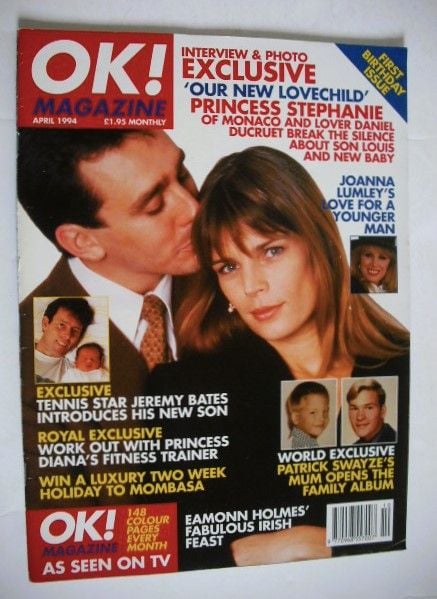 <!--1994-04-->OK! magazine - Daniel Ducruet and Princess Stephanie cover (A