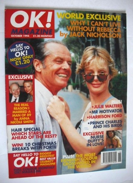 <!--1994-10-->OK! magazine - Jack Nicholson cover (October 1994)