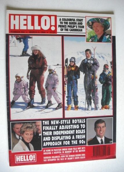 Hello! magazine - The New-Style Royals cover (5 March 1994 - Issue 294)