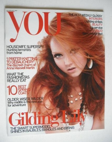 <!--2007-02-25-->You magazine - Lily Cole cover (25 February 2007)
