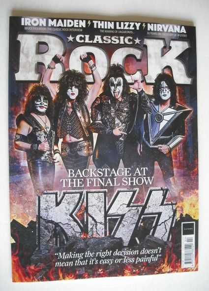 Classic Rock magazine - February 2024 - Kiss cover (Issue 323)