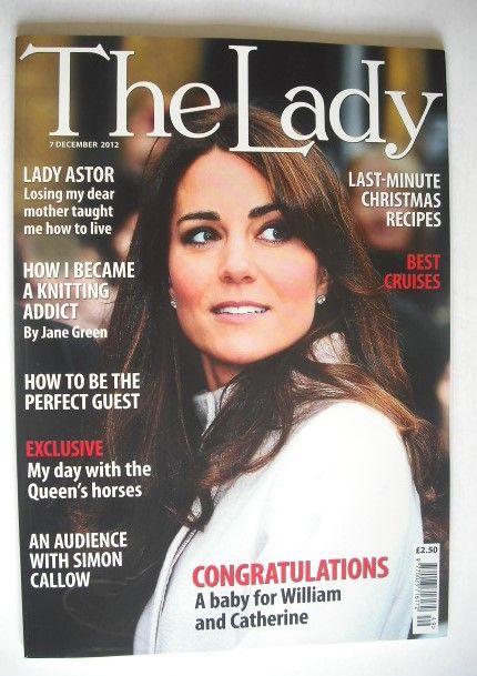 <!--2012-12-07-->The Lady magazine (7 December 2012 - Kate Middleton cover)