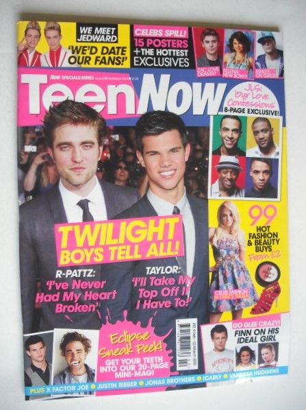 Teen Now magazine - Robert Pattinson and Taylor Lautner cover (February/March 2010)