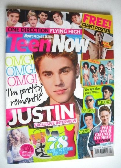 Teen Now magazine - Justin Bieber cover (September 2012)