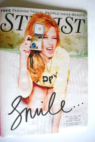 Stylist magazine - Issue 213 (19 March 2014 - Kylie Minogue cover)