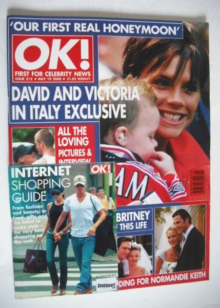 OK! magazine - Victoria Beckham cover (19 May 2000 - Issue 213)
