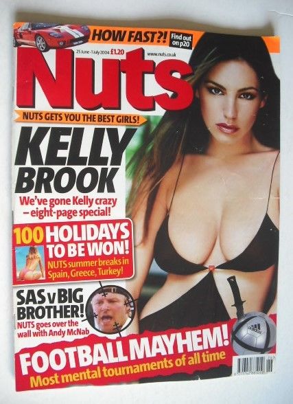 Nuts magazine - Kelly Brook cover (25 June - 1 July 2004)