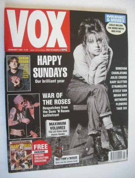 <!--1991-01-->VOX magazine - Harriet Wheeler cover (January 1991 - Issue 4)