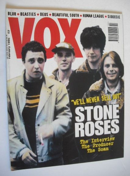 <!--1995-02-->VOX magazine - Stone Roses cover (February 1995 - Issue 53)