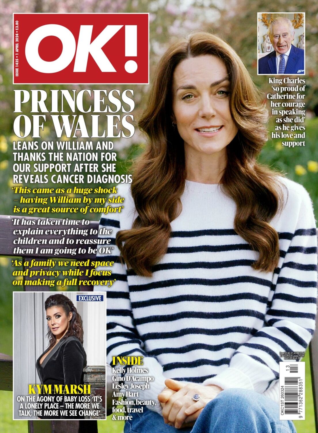 <!--2024-04-01-->OK! magazine - Kate Middleton cover (1 Apil 2024 - Issue 1