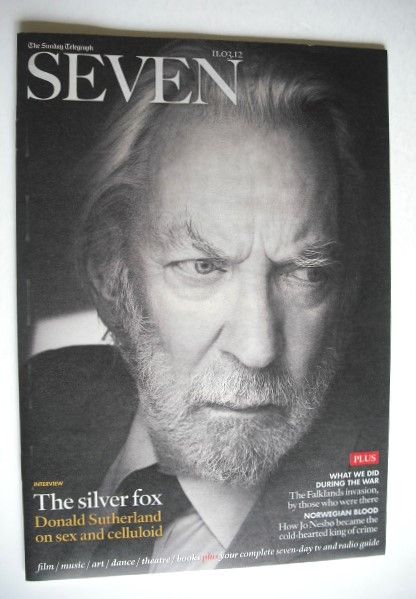 <!--2012-03-11-->Seven magazine - Donald Sutherland cover (11 March 2012)