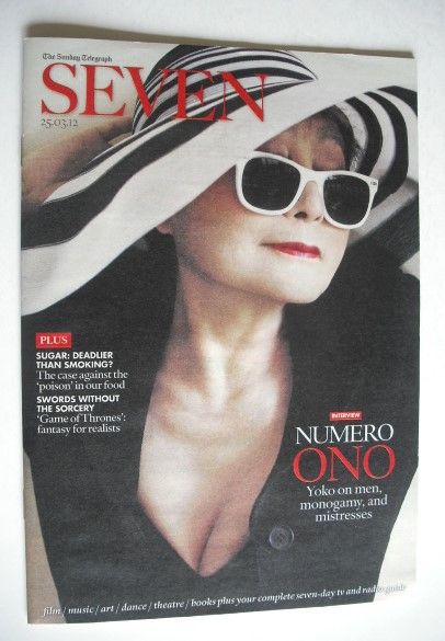 <!--2012-03-25-->Seven magazine - Yoko Ono cover (25 March 2012)
