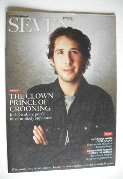 Seven magazine - Josh Groban cover (17 March 2013)