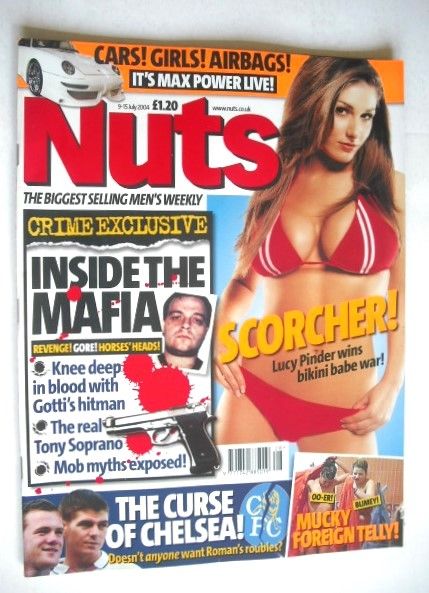<!--2004-07-09-->Nuts magazine - Lucy Pinder cover (9-15 July 2004)