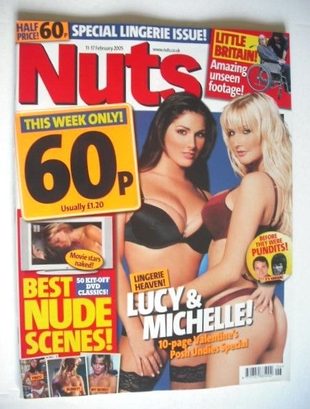 Nuts magazine - Lucy Pinder and Michelle Marsh cover (11-17 February 2005)