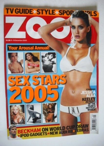 Zoo magazine - Jessica Alba cover (9-15 December 2005)