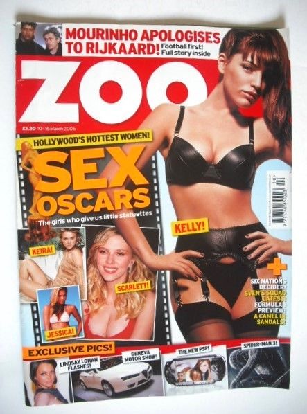 <!--2006-03-10-->Zoo magazine - Kelly Brook cover (10-16 March 2006)